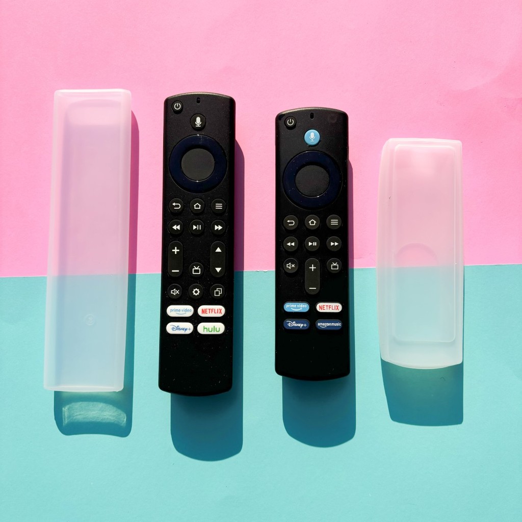 1PCS ใช้งานร่วมกับ Alexa Voice Remote 3ed Gen รีโมทคอนโทรลฝาครอบป้องกันซิลิโคนรีโมทคอนโทรลฝาครอบป้องกัน