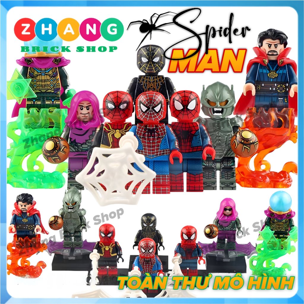 Spider man Mysterio Green Goblin Doctor Strange Green Goblin Koruit KT1055 Zhang Brick Shop