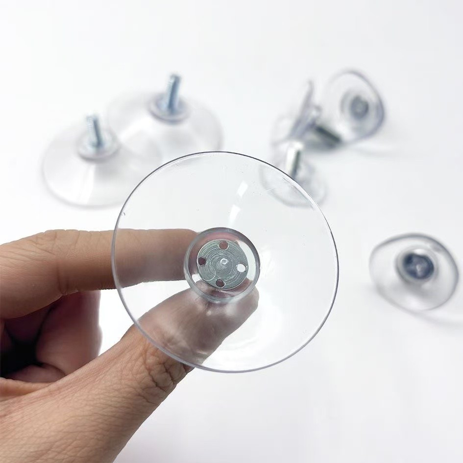 ร้านมิกะ ▏ 5ชิ้นใสที่มีประสิทธิภาพถ้วยดูด ม4ม5ม6สกรูยึดชุดกันลื่นการดูดซับสูญญากาศตะขอไม่ทําเครื่องหมายติดตั้งวงเล็บอุปกรณ์ - รูปที่ 2