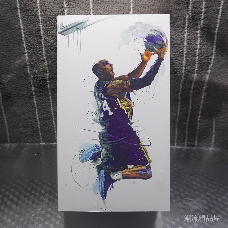 NBA Basketball Kobe·Bryant 24No. Jersey 1/9 purple Movable Manual