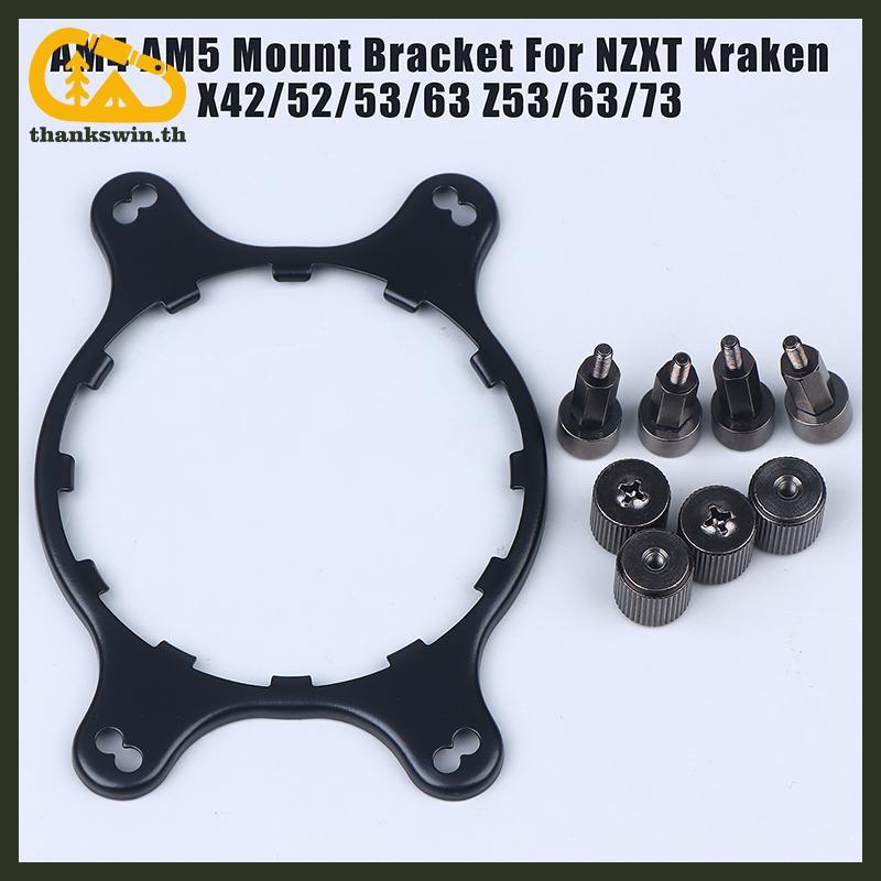 Thankswin AM4 AM5 Mount Braet Stud Nut Kit สําหรับ NZXT Kraken X41 X42 X51 X52 X61 X62 X63 X72 X73 Z
