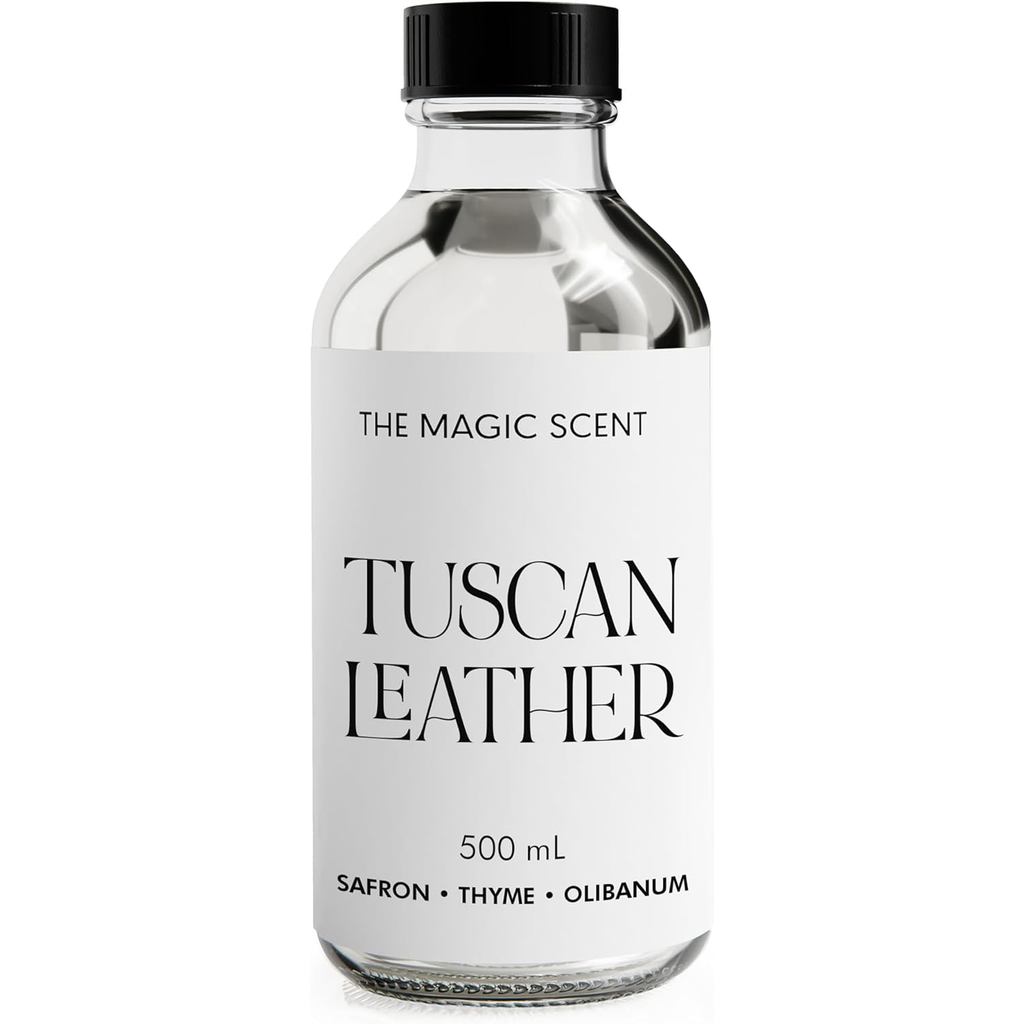 The Magic Scent Tuscan Leather Diffuser Oil - กลิ่นโรงแรม & Home Luxury - กลิ่นน้ํามันดิฟฟิวเซอร์สํา