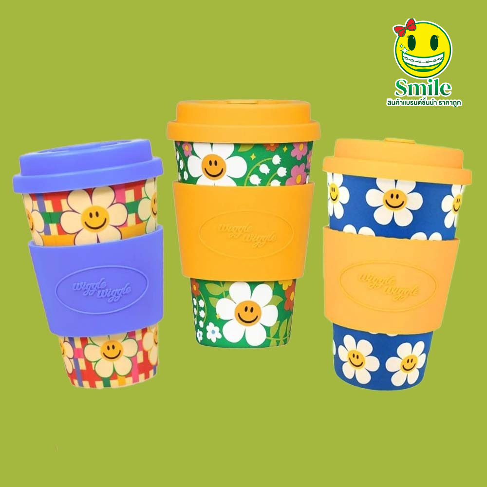Wiggle Wiggle Bamboo Mug Cup 400ml แก้วน้ำ แก้วเยื่อไผ่ แก้วมัคลายน่ารัก