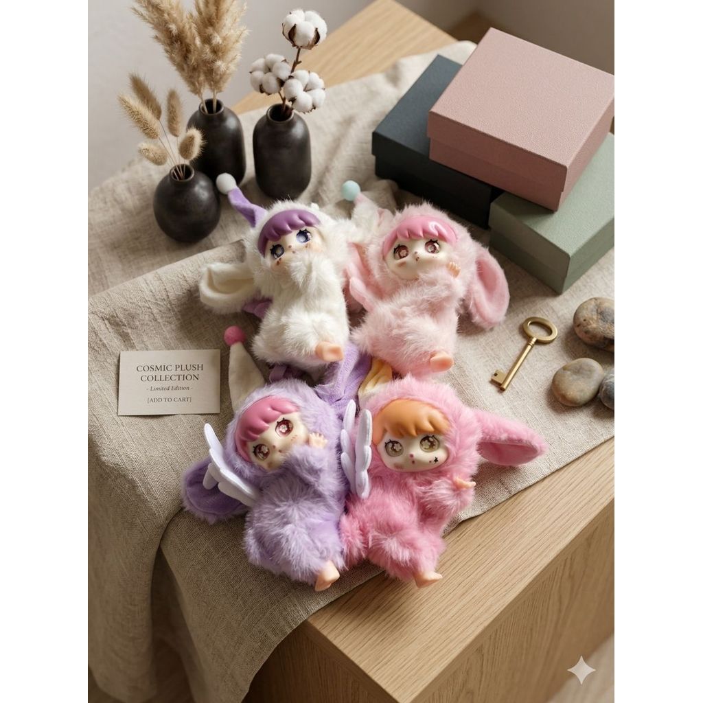 READY Nommi V6 Fantasy World Series Blind Box Plush Cute Doll Character Nommi