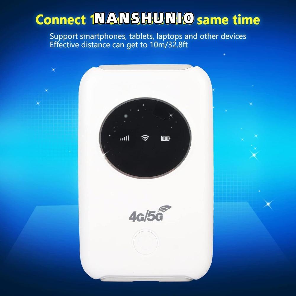 NANSHUNIO ฮอตสปอตมือถือพกพา, USB Powered Asian/European version 4/5G Portable Router, Pocket WiFi 30