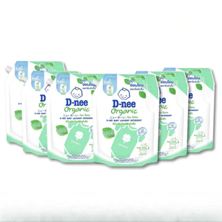 (ส่งฟรี X6ถุง) D-nee ดีนี่ น้ำยาซักผ้า สำหรับเด็ก ชนิดเติม ขนาด 1100-1300มล. เลือกกลิ่นได้