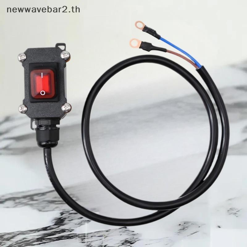 # waveba # สวิตช์ไฟรถจักรยานยนต์สวิตช์ตัดการเชื่อมต่อแบตเตอรี่ 12V/24V กันน้ําตัด Isolator Heavy Dut