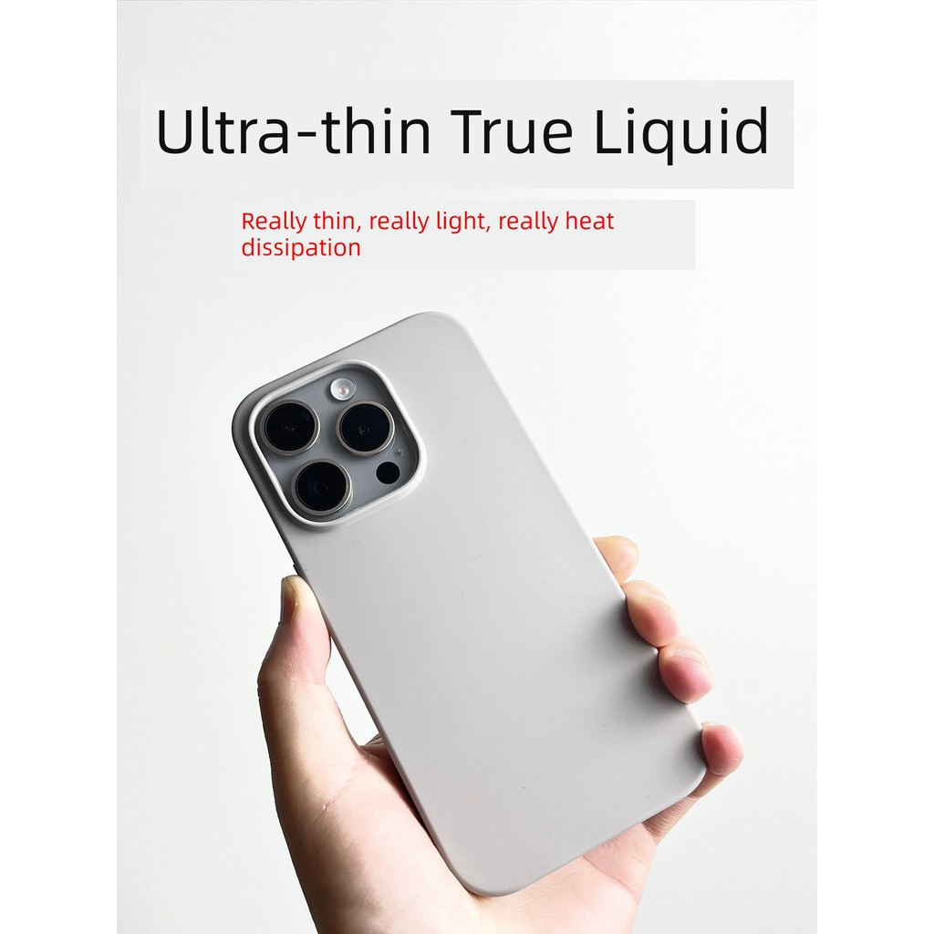 425 degree case เคส 425 ไอโฟน เหมาะสําหรับซิลิโคนเหลวเคสโทรศัพท์กระจายความร้อนกันลื่น แอปเปิล