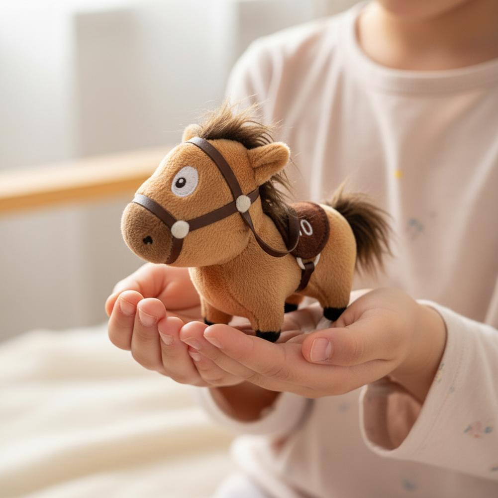 Little Horse Lucky Horse พวงกุญแจตุ๊กตาของเล่นวันเกิดสําหรับเพื่อนหญิงกระเป๋าอุปกรณ์เสริม V5m8