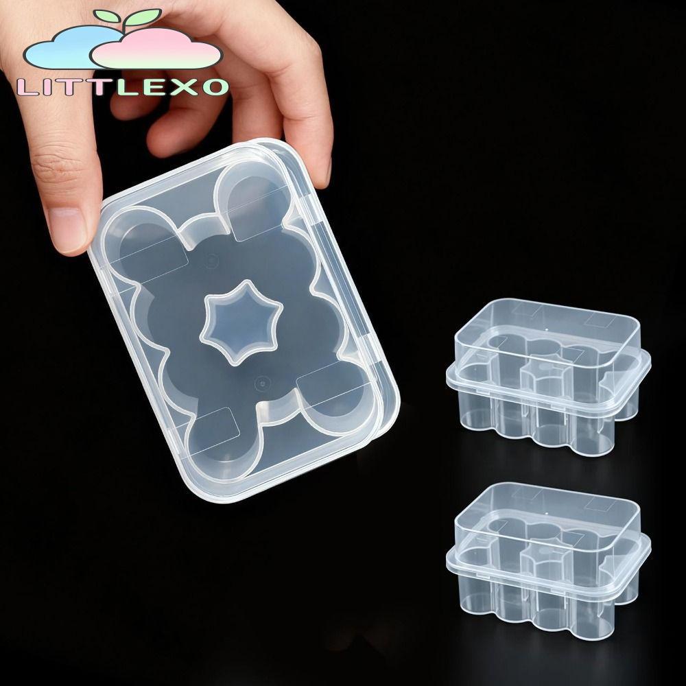 LITTLEX Microtube กล่องเก็บ, 2/10/24-Slot Vial Storage, 3/5/7/10mL พลาสติกวางซ้อนกันได้กล่องหลอดแช่แข็งอุปกรณ์เบาหวาน