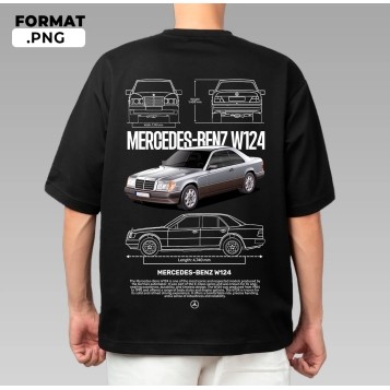 เสื้อยืด Mercedes-benz W124