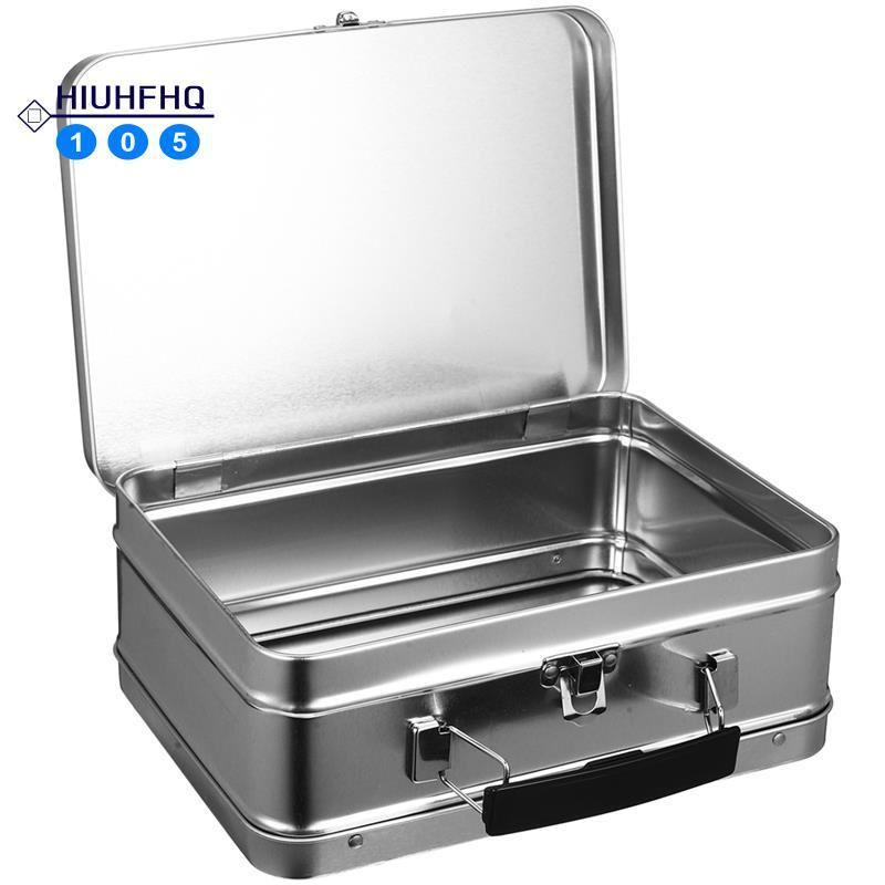 Hiuhfhq106Iron Tin Box Gift Tin Carry Box Storage Box
