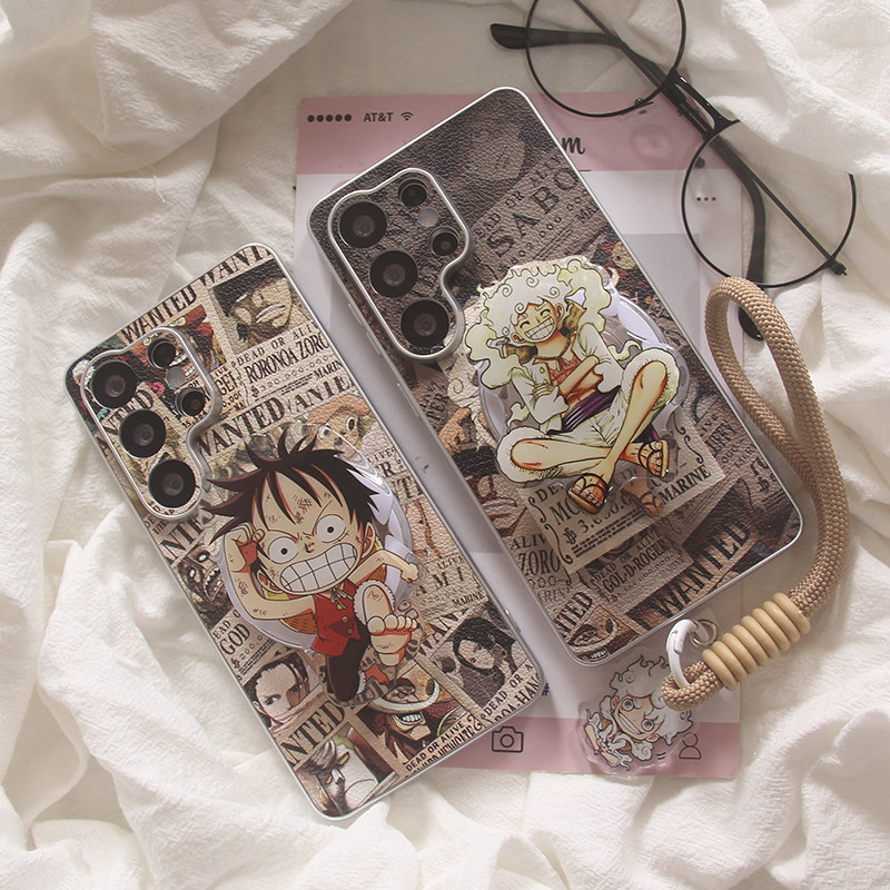 Ins Street Wear Sun God Nika Form One Piece Luffy เหมาะสําหรับ Samsung GalaxyS26Ultra เคสโทรศัพท์ S2