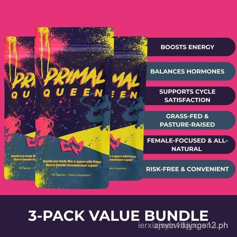 Primal Queen Beef Organ Superfood - 90 Day Refill (3 แพ็ค)