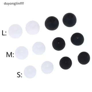 duyonglinfff 6 คู่/2*(S+M+L) ซิลิโคนปลั๊กอุดหู Universal หูฟังชนิดใส่ในหู แผ่นรองเปลี่ยน เบาะใหม่