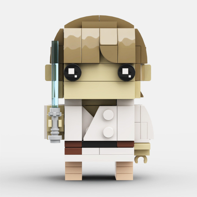 -138590 Star Wars Luke Skywalker Lightsaber ของเล่นบล็อกตัวต่อเข้ากันได้กับ Lego Bestseller ybl26041