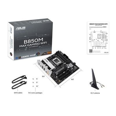 ASUS B850M MAX GAMING WIFI (B850 AM5 MicroATX) Limited ModelMotherboard Japan Import Original
