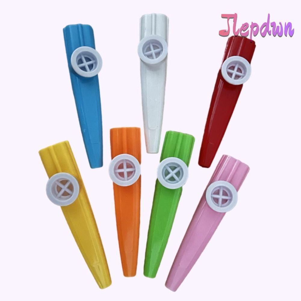 JEPDWN Kazoo, พลาสติก 1/5/10PCS Kazoo ขลุ่ย, สีสันตลกนกหวีดเครื่องดนตรีเด็ก
