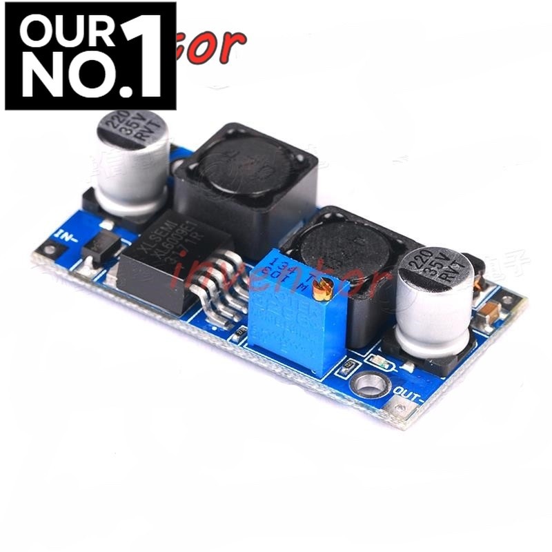 1/5PCS DC-DC Buck-Buck โมดูลปรับ Buck-Buck Buck Converter XL6009 โมดูลแรงดันไฟฟ้าพลังงานแสงอาทิตย์แผ