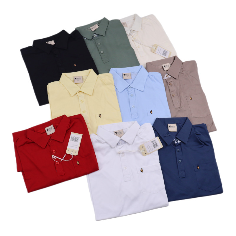 Good Things 47.5 Pounds gabicci British Retro Style vintage Summer Lapel Short Sleeve Loose polo Shi