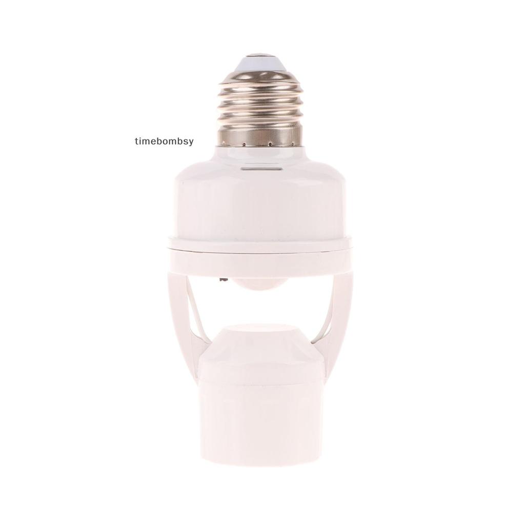 (เวลา) 360 องศามนุษย์เหนี่ยวนํา Motion Sensor โคมไฟ Soet ฐาน AC85-265V Delay Time Switch E27 ฐานผู้ถือ Soet อะแดปเตอร์ (TH)