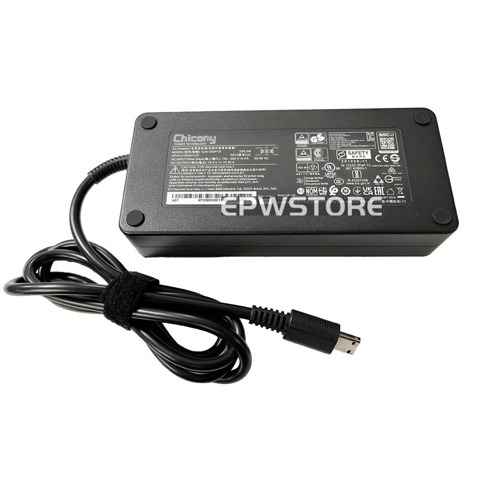 19.5V 330W AC Adapter Charger สําหรับ MSI VECTOR 17 HX A14VIG-874IT A14VIG-616FR