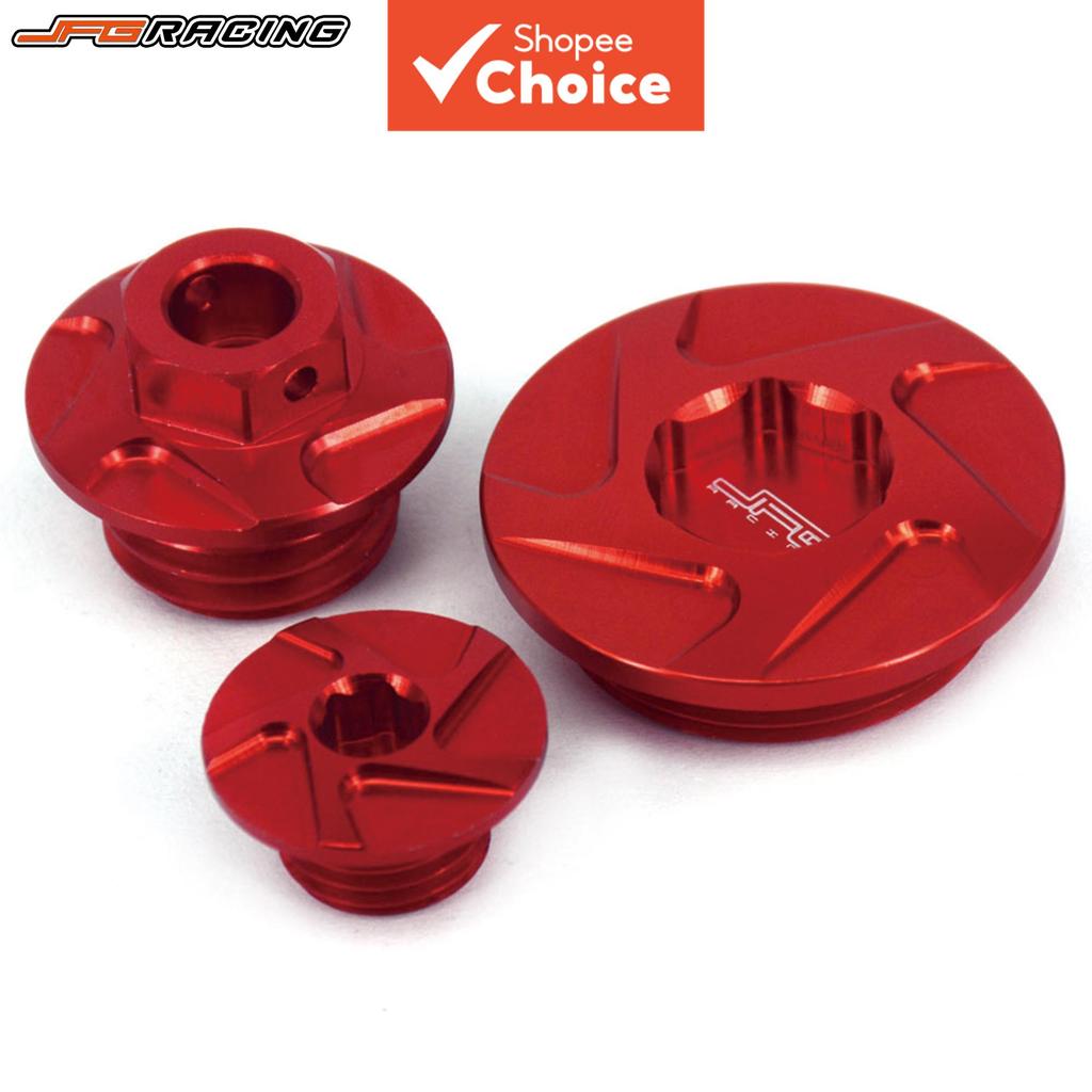รถจักรยานยนต์สีแดงเครื่องยนต์ Timing ปลั๊กน้ํามันชุดสําหรับ XR200 CRF150R CRF250R CRF450R 2002-2020