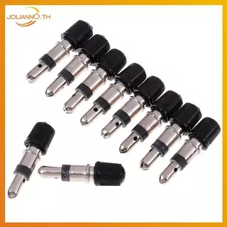 Joliann0 วาล์วสำหรับจักรยาน ขนาด 10 ชิ้น ออกแบบจากเยอรมัน แบบไม่มียางและหลอดทองแดง