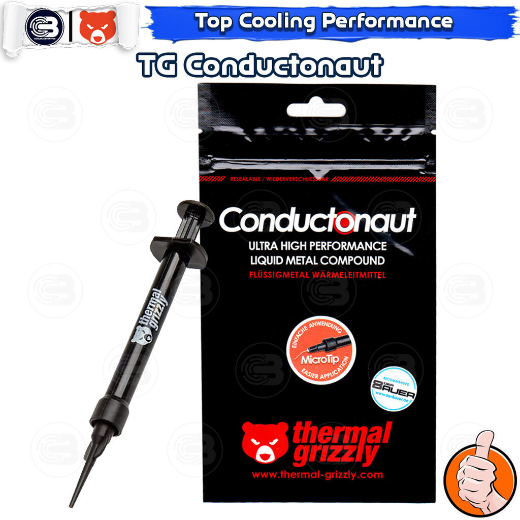 [CoolBlasterThai] Thermal Grizzly Conductonaut 1g.Liquid Metal Compound