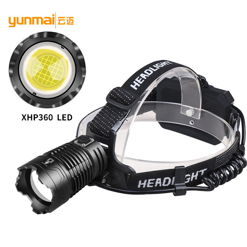 ไฟหน้ารถ XHP360 แบบ 36-Core LED มีพอร์ท Micro/Type-C และเอาต์พุตแสงแรง เหมาะสำหรับการขับขี่ในยามค่ำค
