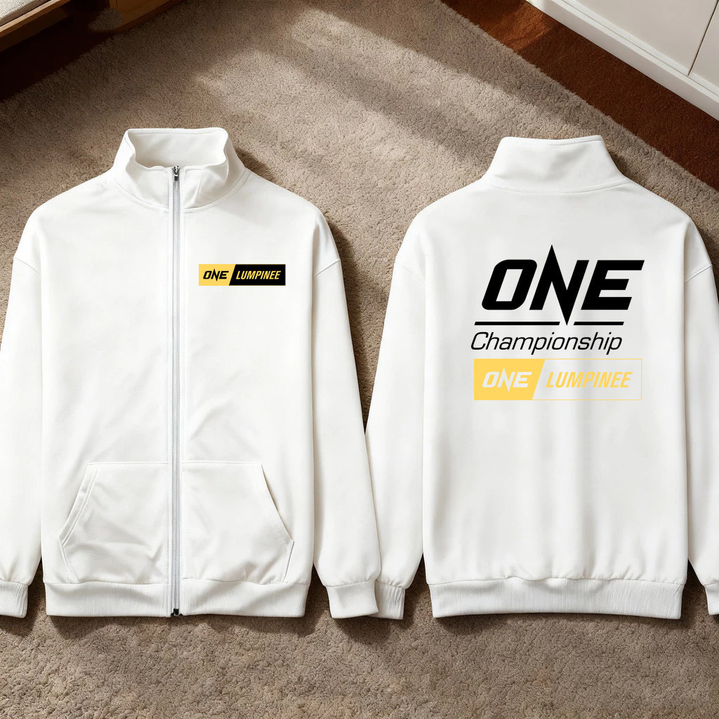 🔥👕 เสื้อคาร์ดิแกนคอตั้ง One Championship ทรงแจ็คเก็ต สวมใส่สบาย ไม่หด ไม่ยับ ผลิตจากเนื้อผ้าที่สวมใส่สบาย XN01