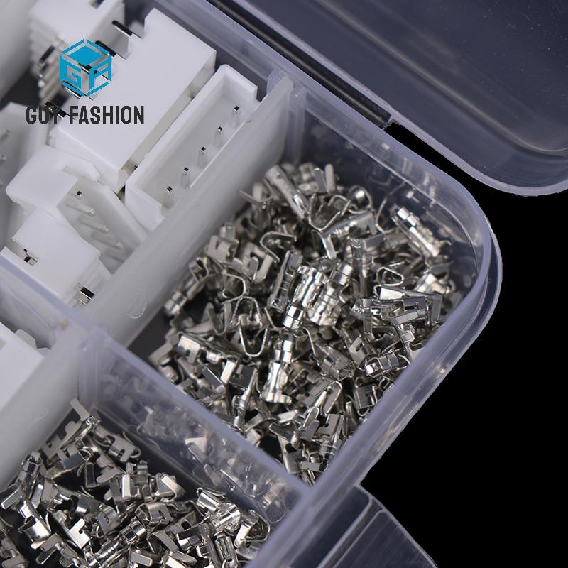 Man Fashion 230 ชิ้น/กล่อง XH 2.54 2p 3p 4p 5pin 2.54mm Pitch Terminal Kit ขั้วต่อ JST