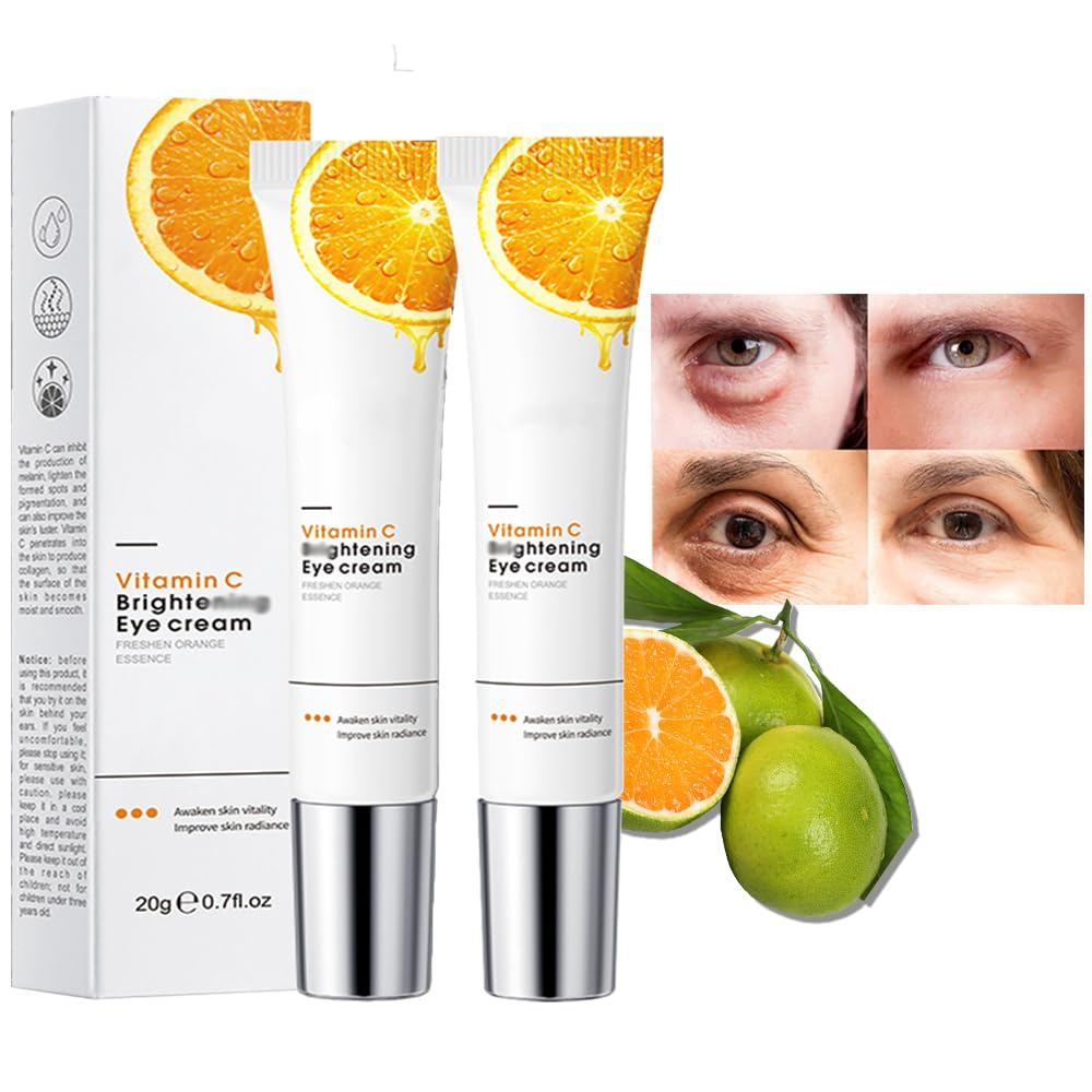 Crema para las Arrugas de la Cara y Ojos, Vitamin c Eye Cream, ครีมกระชับรอบดวงตาสําหรับถุงใต้ตา, ผิ