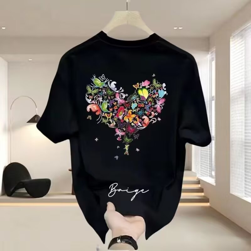 เสื้อยืดผู้ชาย คอเต่าลายพิมพ์ปลาค็อด แขนหลวม VMX