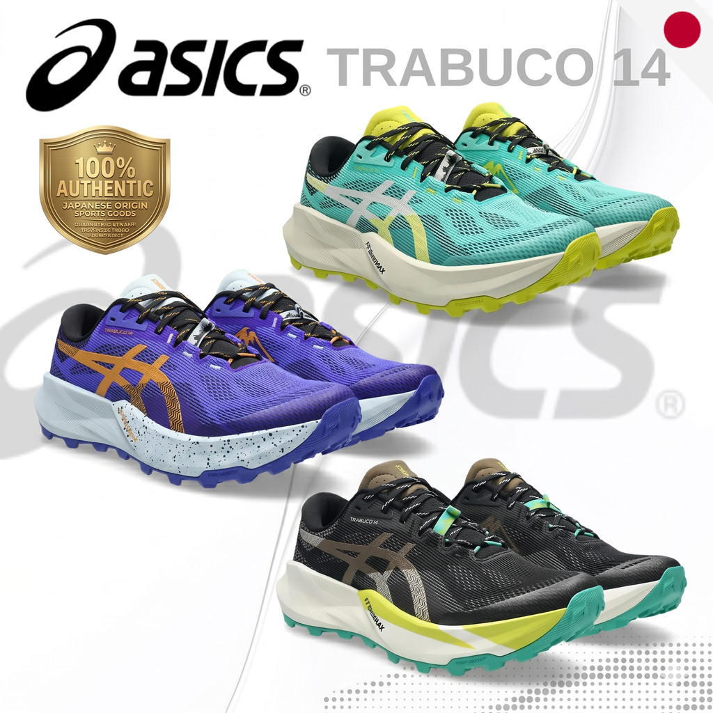 รองเท้าวิ่งเทรลประสิทธิภาพสูงสำหรับผู้ชาย ASICS รุ่น GEL-TRABUCO 14 - 1011C166