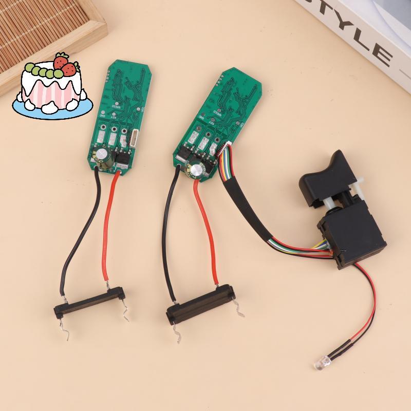 [Sep-t] บอร์ดควบคุมสว่านลิเธียม 16.8V + ชุดสวิตช์ 18V สวิตช์แผงวงจรสว่านแบบไม่มีแปรง 07115