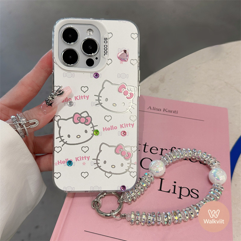 เคส OPPO A54 A57 A58 A60 A76 A52 A16 A17 A18 A3 A31 A35 A38 A3X A5i A6X A15 A3s ลาย Hello Kitty คริสตัลสวย น่ารัก อินส์ ราคา ถูกที่สุด ดีลบีเคเค แกลเลอรีภาพที่ 9