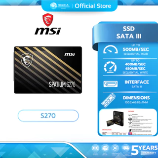 (มีส่งด่วน) MSI SPATIUM S270 SATA 2.5 I Biwin M100 SATA 3.0 SSD (เอสเอสดี)