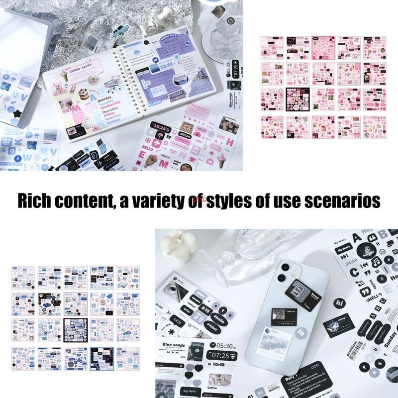 Seng 20Sheepts Scrapbooking Decals Scrapbooking สติกเกอร์ตกแต่งความงามสติกเกอร์สําหรับ Scrapbooking ไดอารี่ Planner Jou ราคา ถูกที่สุด ดีลบีเคเค