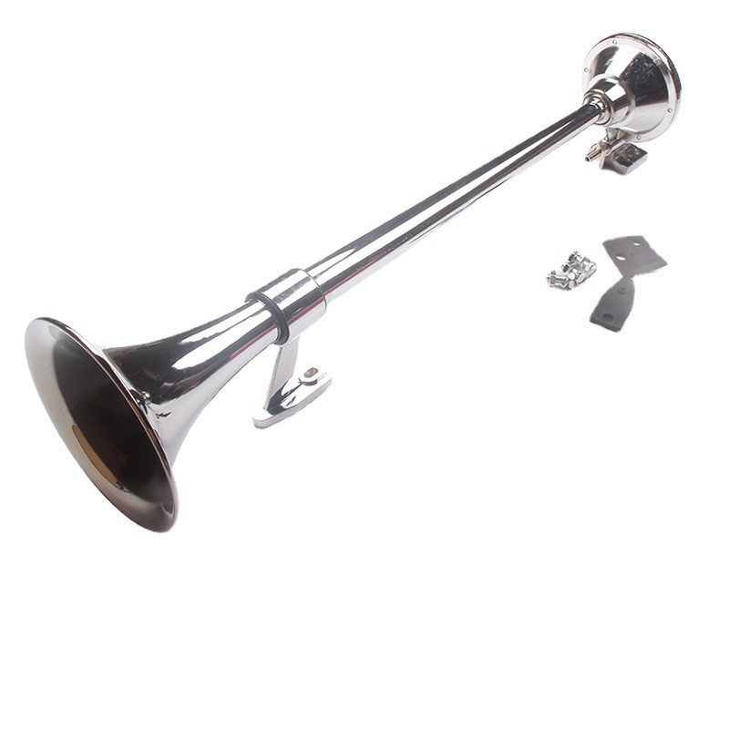 เหมาะสําหรับ Howard Oman Tianlong Scania Air Horn 12 V/24 V Universal อิเล็กทรอนิกส์ล้อควบคุม 640 มม