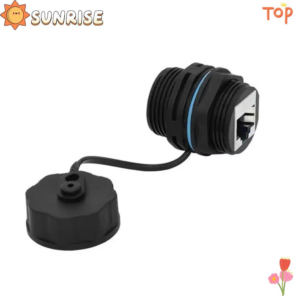 SUNRISE RJ45 Connector, วงกลม IP68 กันน้ํา Cat6A RJ45 Connector, Ethernet Bridge Joint Shielded กันน้ํา Joint อุตสาหกรรม – โปรปัง