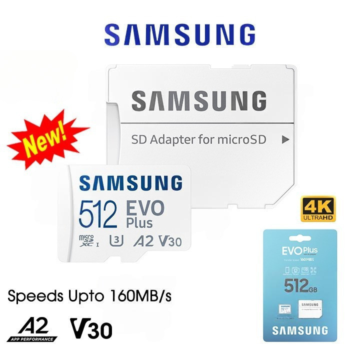 Samsung การ์ดหน่วยความจํา Micro SD tf card 1TB 512GB 256GB 128GB 64GB 32GB 100MB/S Class10 Usb แฟลชไ
