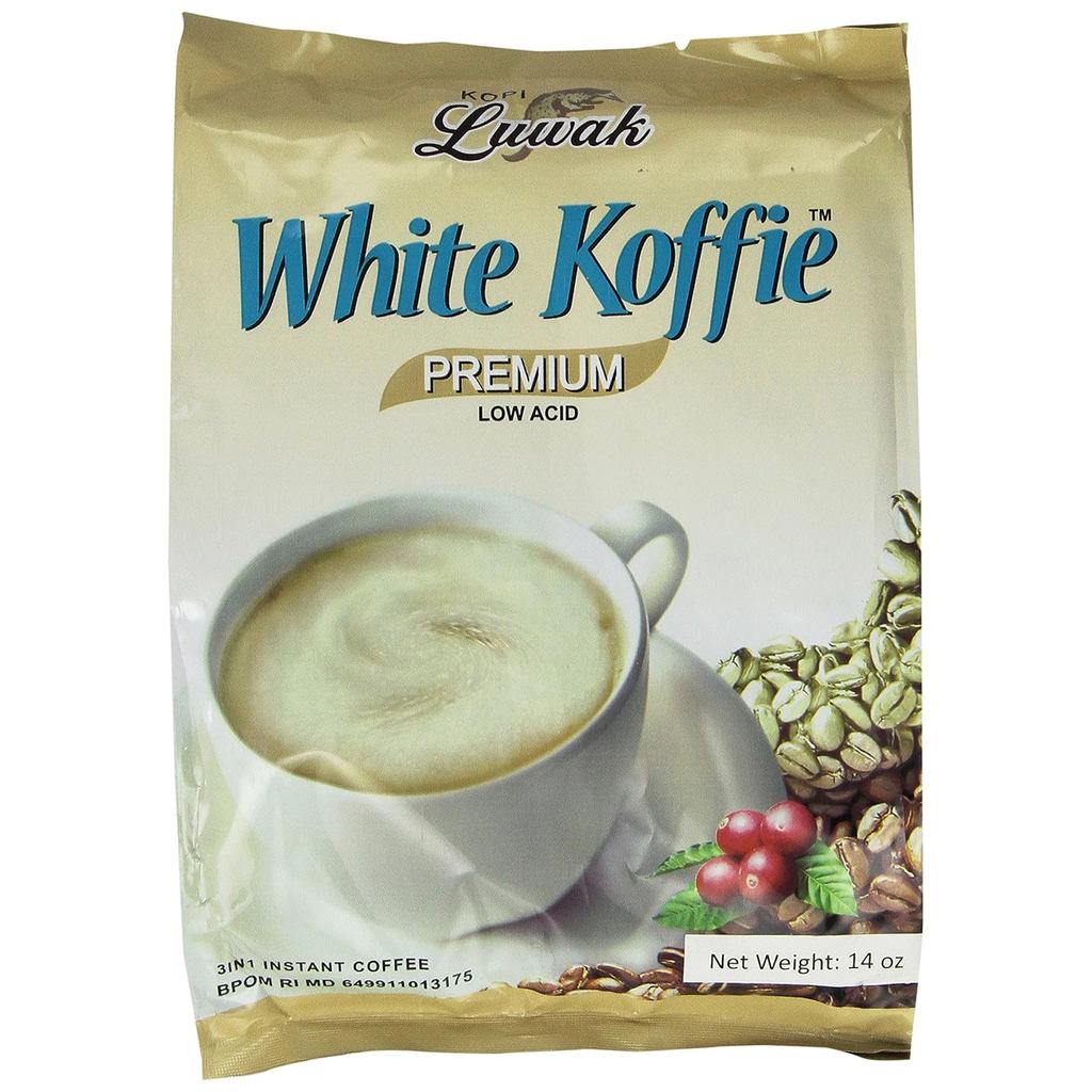 LUWAK กาแฟตัวเต็มรสชาติ ลดความเป็นกรด ขนาด 13.5 ออนซ์ แพ็ค 20 ซอง