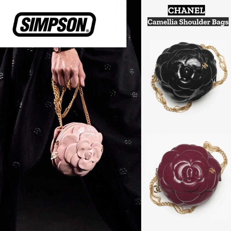 ชาแนล Chanel Camellia Women's Shoulder Bags กระเป๋าโซ่ผู้หญิง