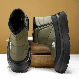 2025 รองเท้าหิมะฤดูหนาว warm plus กํามะหยี่หนารองเท้าผู้ชายก…