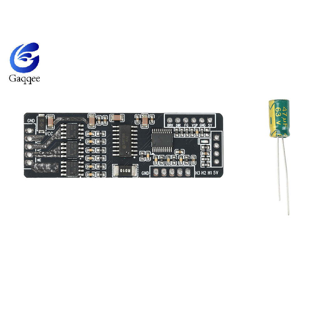 GAQQEE BLDC Driver พร้อม Hall Sensor Serial Port ESC สําหรับมอเตอร์ 3 เฟส