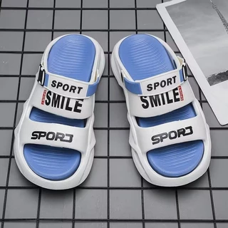 icy.sport 2025 รองเท้าแตะพื้นหนาเทรนด์ฤดูร้อนใหม่สําหรับสวมใส่กลางแจ้งรองเท้าแตะชายหาดพื้นหนาแบบใช้คู่กันลื่น X226
