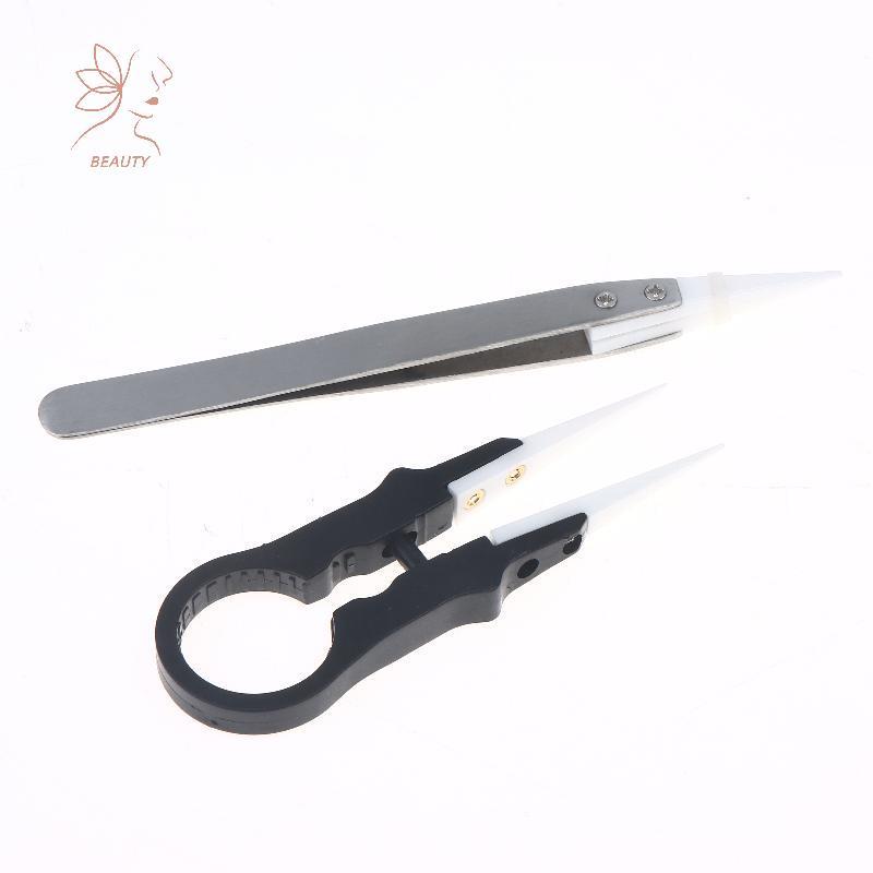 [maybeauty] แหนบปลายแหลมเซรามิกโลหะเคล็ดลับเซรามิกทนความร้อนปลายแหลมปากคีบปลายปลายแหลมละเอียด {TH} - รูปที่ 4