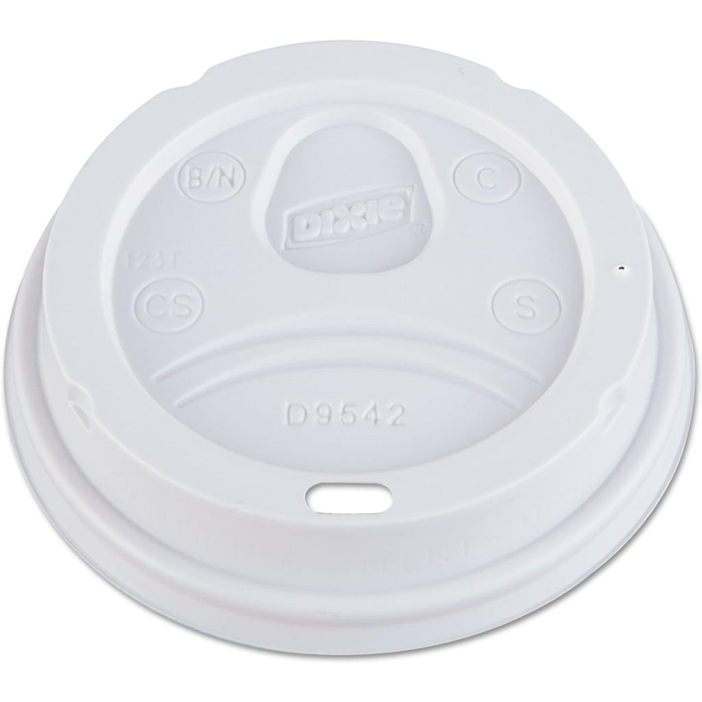 Georgia-Pacific Dixie 10 oz.to 16 oz.Dome Hot Coffee Cup Lis by GP PRO (Georgia-Pacific) สีขาว D9542