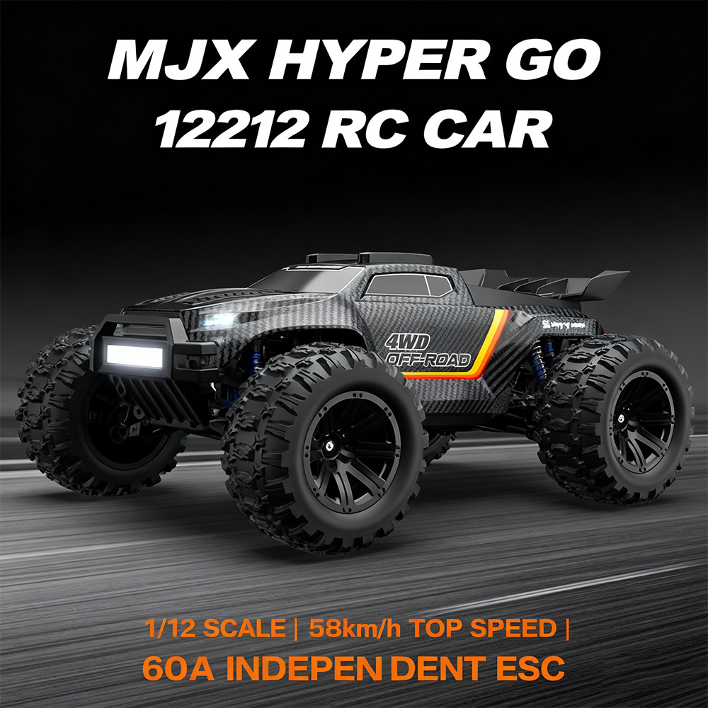 1/12 MJX HYPER GO 12212 มอเตอร์ไร้แปรง RC รถ,โลหะระบบกันสะเทือนความเร็วสูงรถออฟโรดของเล่นของขวัญสําห